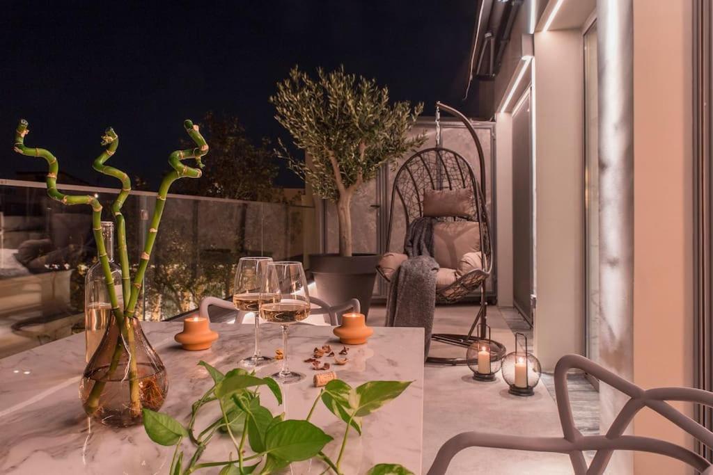 Apartamento Luxury Acropolis View Apartment-living Stone Black Pearl Atenas